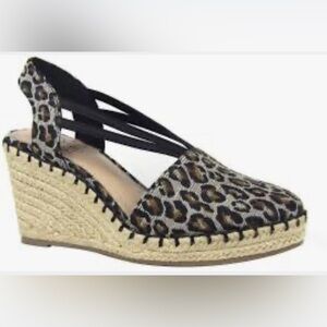 IMPO Taedra Animal Print Stretch Wedges